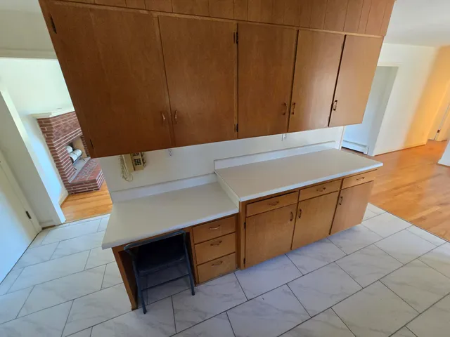 a room with storage and utility