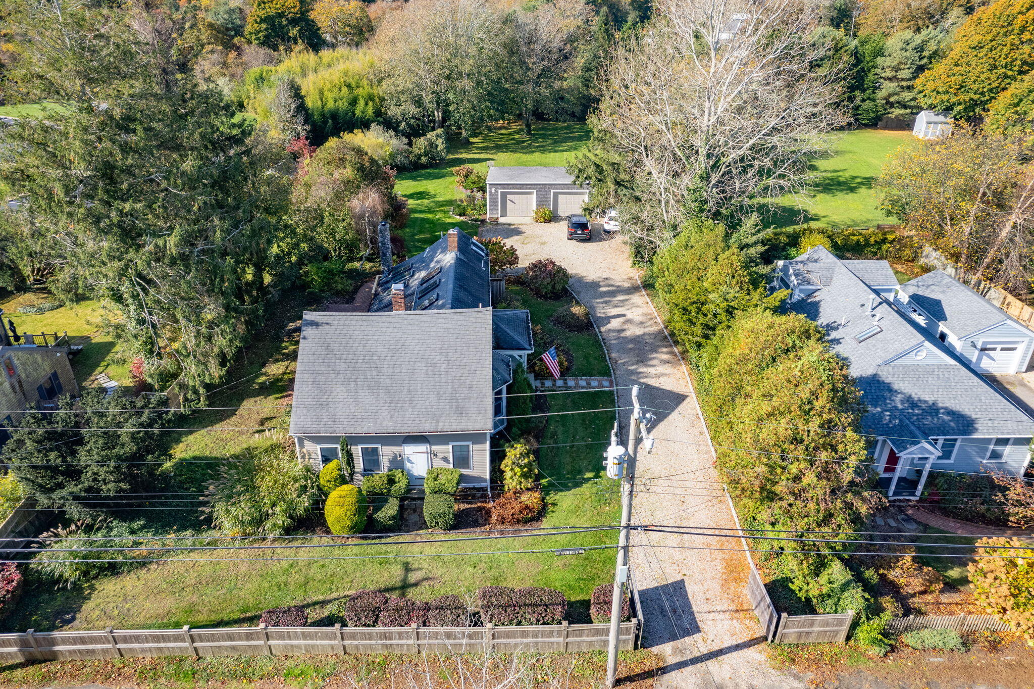 1208 County Road Cataumet, MA 02534 - Photo 35 of 40 an aerial view of a house