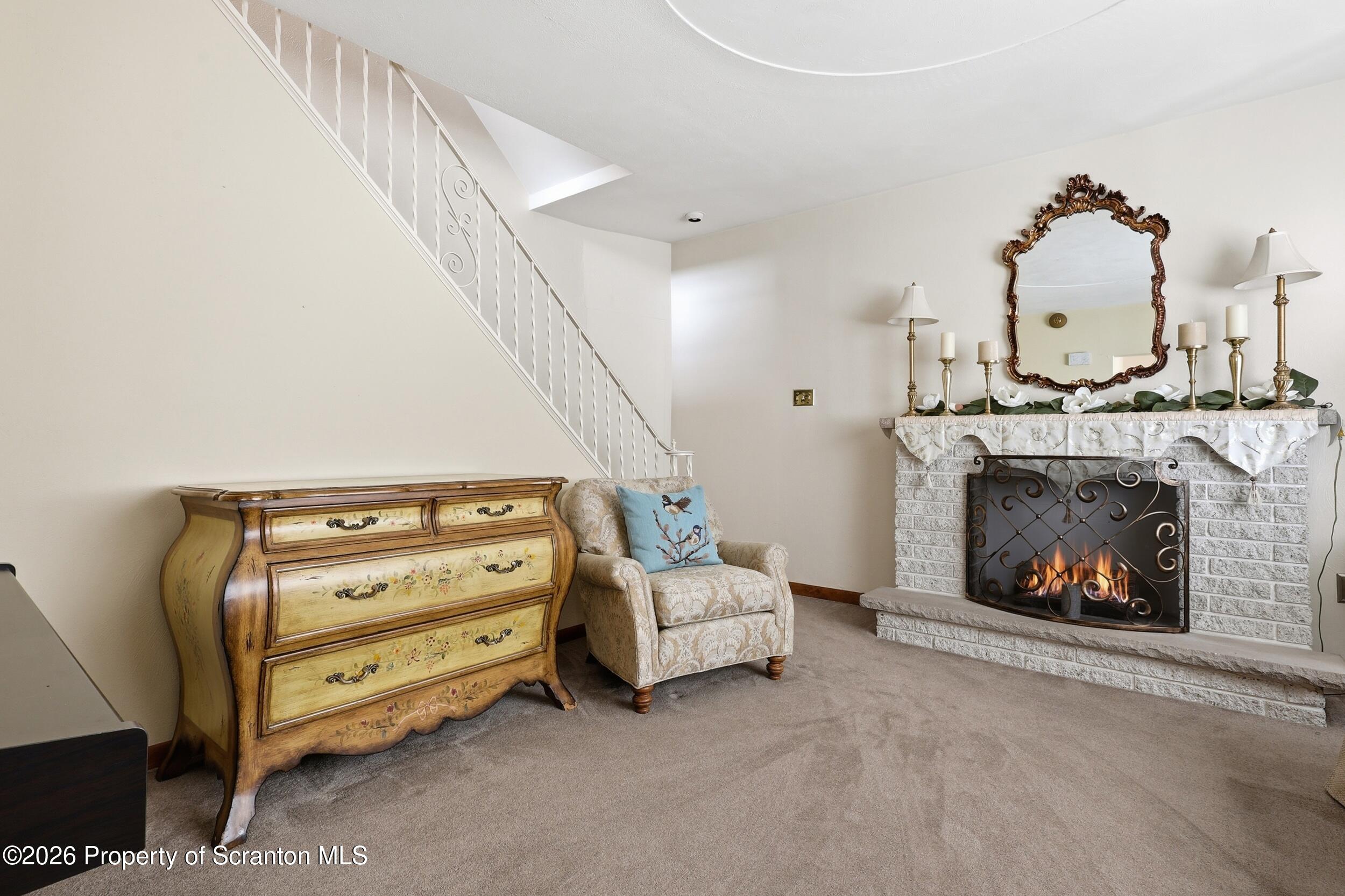 143 Old Boston Road Pittston, PA 18640 - Photo 24 of 61 a view of an empty room with furniture and fire place