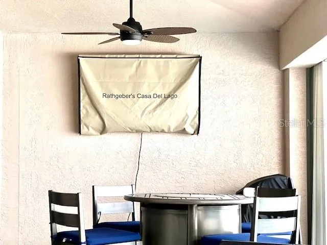 a view of an ocean from a balcony