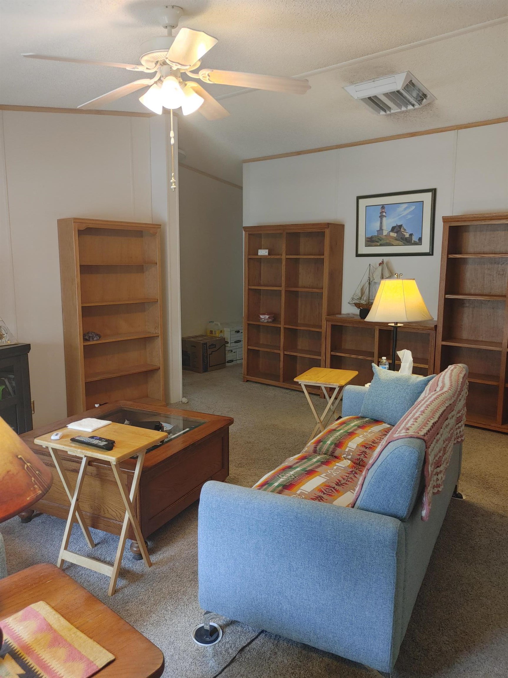 435 32 Road, Unit 252 Clifton, CO 81520 - Photo 8 of 27 a living room with furniture a ceiling fan and a rug