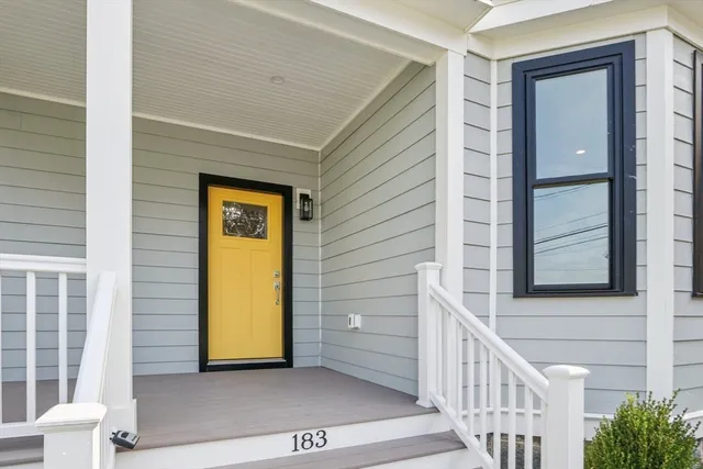 a view of an entryway door