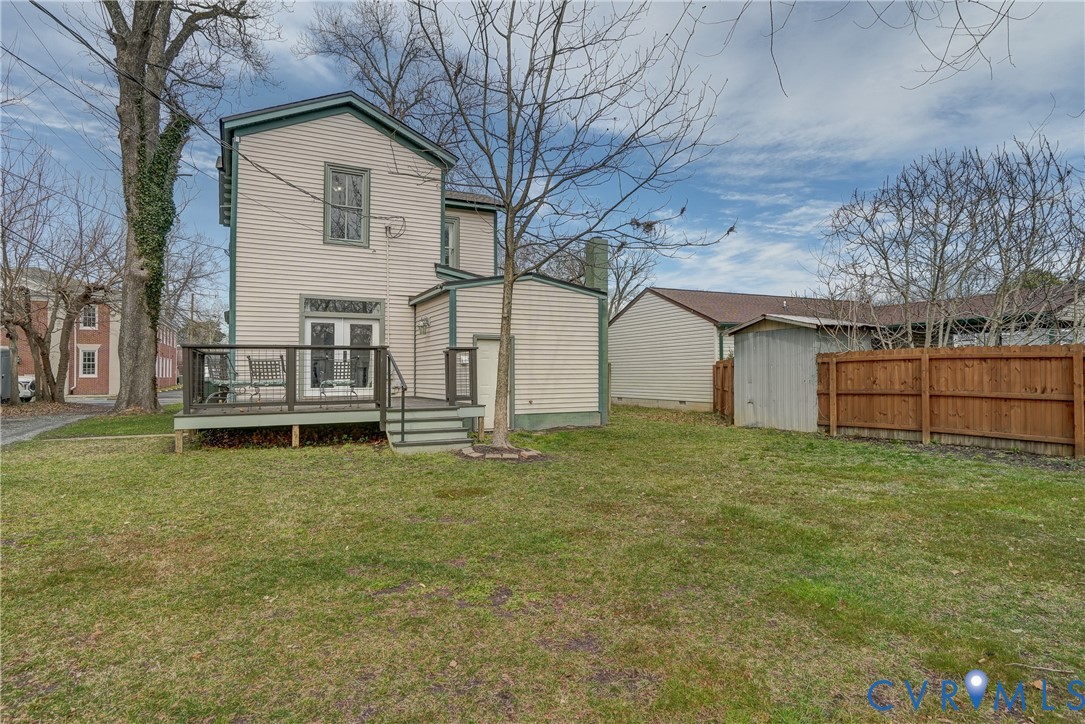 418 4th Street West Point, VA 23181 - Photo 31 of 36 a view of a house with a yard