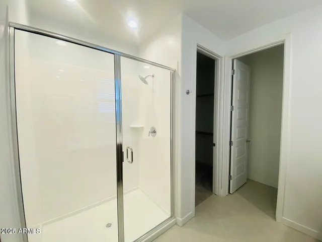 a view of bathroom with shower