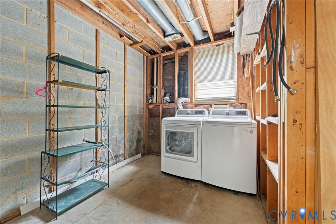 11601 Timberly Waye Henrico, VA 23238 - Photo 34 of 39 a utility room with dryer and washer