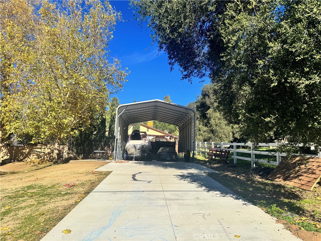 15609 Spunky Canyon Road Green Valley, CA 91390 - Photo 25 of 29 a view of a yard with a tree