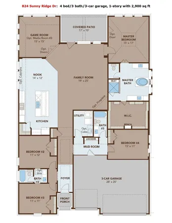 $2,895 | 824 Sunny Ridge Drive, Leander, TX 78641