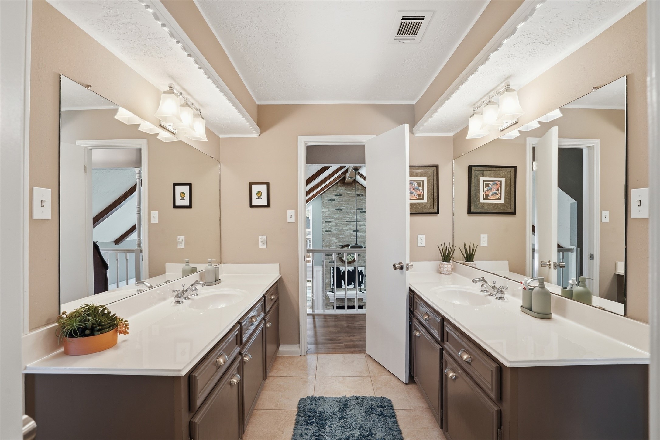 3207 Candleknoll Drive Spring, TX 77388 - Photo 30 of 50 Upstairs bathroom featuring a double sink