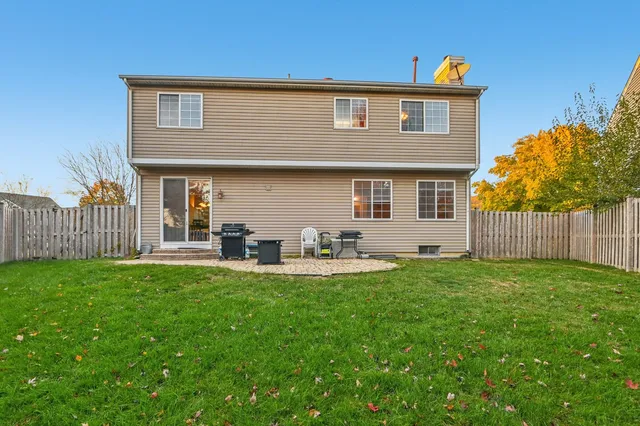 a front view of house with yard