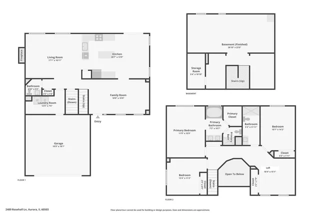 $424,900 | 2489 Rosehall Lane, Aurora, IL 60503