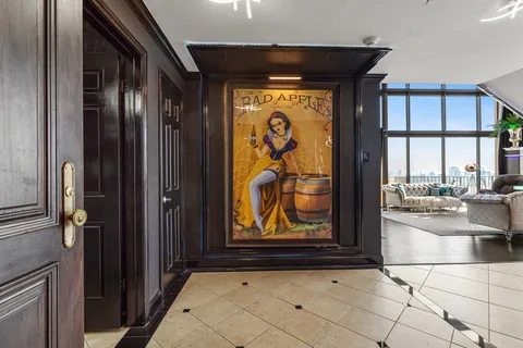 a view of front door