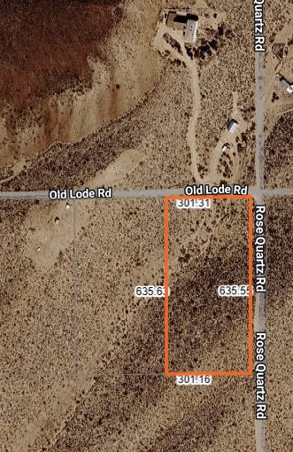 308-11-052 North Rose Quartz Road Chloride, AZ 86431 - Photo 10 of 12 Map / location with property parcel outlined