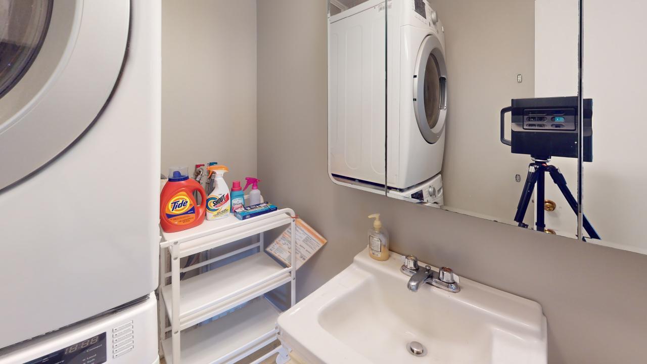 164 Mayo Road Hampden, ME 04444 - Photo 28 of 44 half bath with stackable washer dryer
