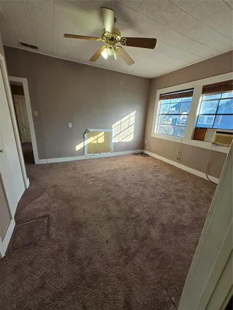 a view of a garage