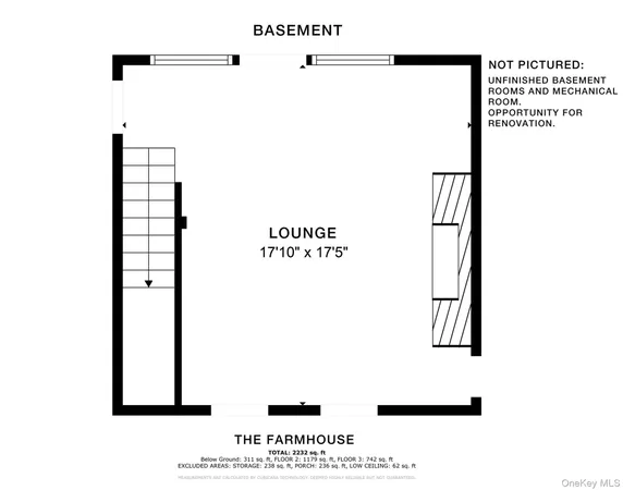 a picture of a wall with a white refrigerator