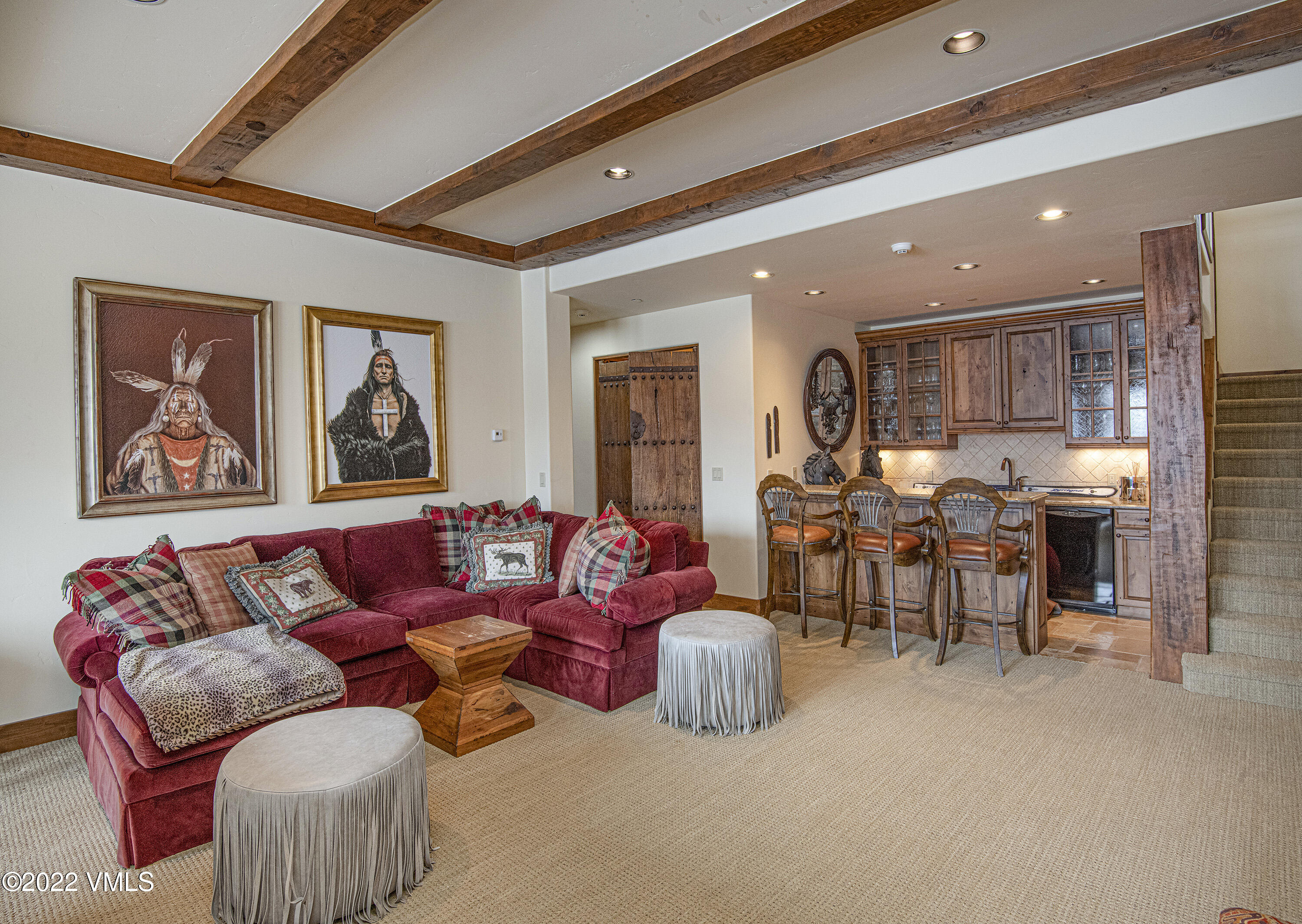 210 Aspen Meadows Road Edwards, CO 81632 - Photo 29 of 67 Downstairs Living Room/Bar