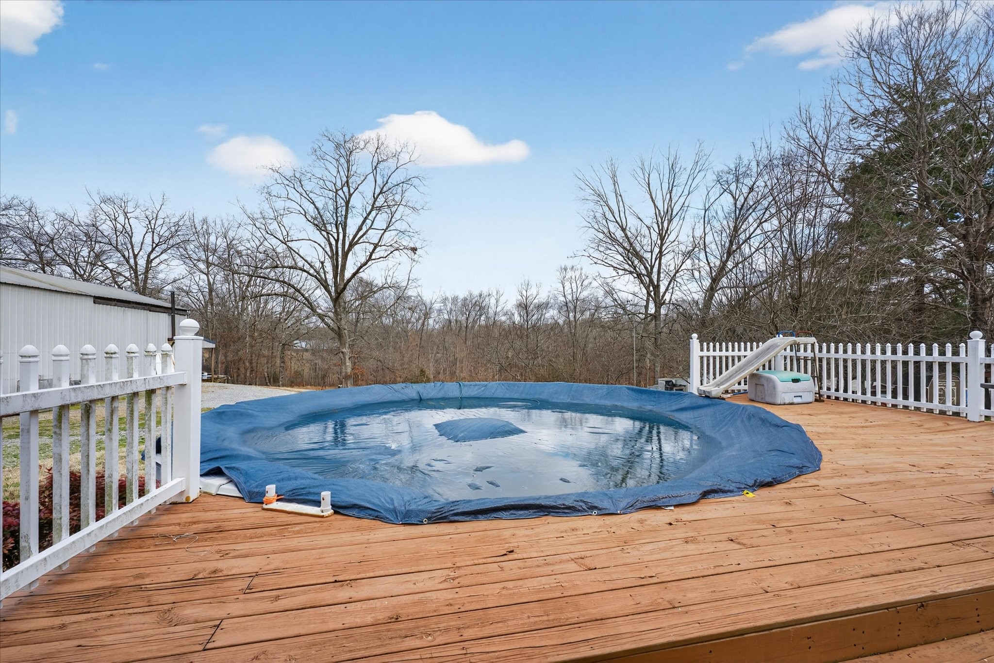 2201 Bearden Road Clarksville, TN 37043 - Photo 26 of 38 a view of backyard with swimming pool and outdoor seating