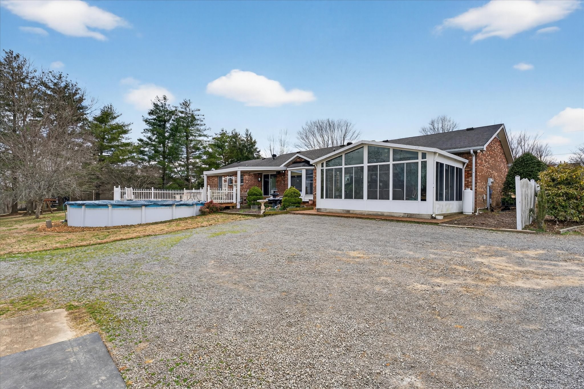 2201 Bearden Road Clarksville, TN 37043 - Photo 27 of 38 a front view of a house with a yard