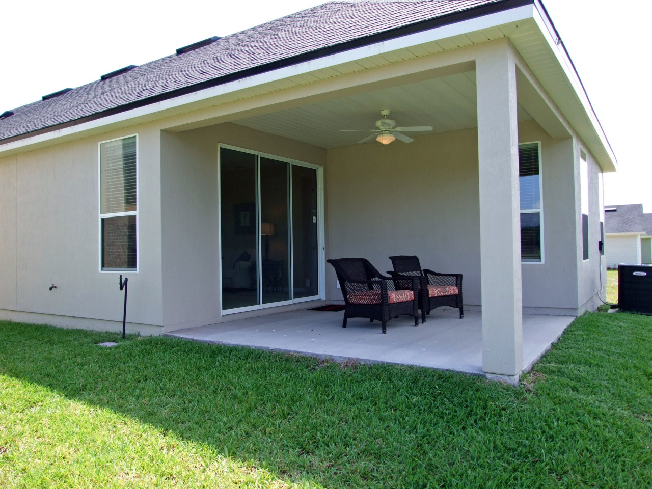 3883 Chasing Falls Road, Unit 32 Orange Park, FL 32065 - Photo 8 of 24 Magnolia Model - Covered Lanai Side Yard