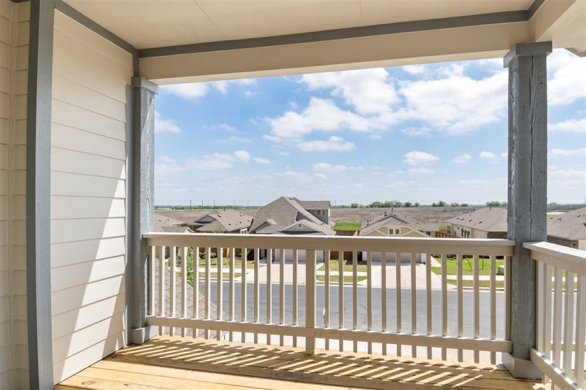 709 Paddock Lane Georgetown, TX 78626 - Photo 23 of 35 a view of a city from a balcony