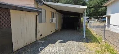 a backyard of a house