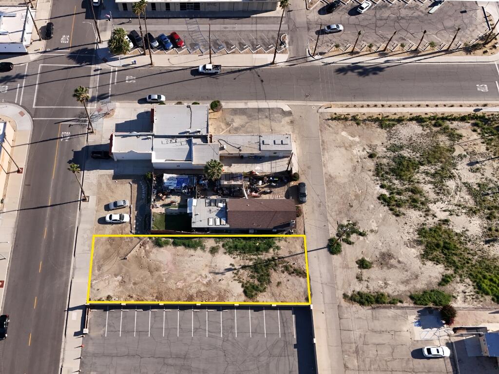 Apn Fargo Street Indio, CA 92201 - Photo 3 of 6 an aerial view of a house with swimming pool
