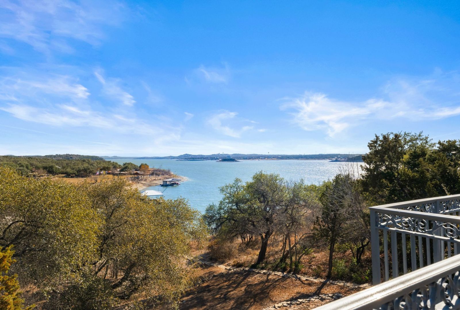 8007 Sharon Road Volente, TX 78641 - Photo 12 of 33 a view of a lake from a city
