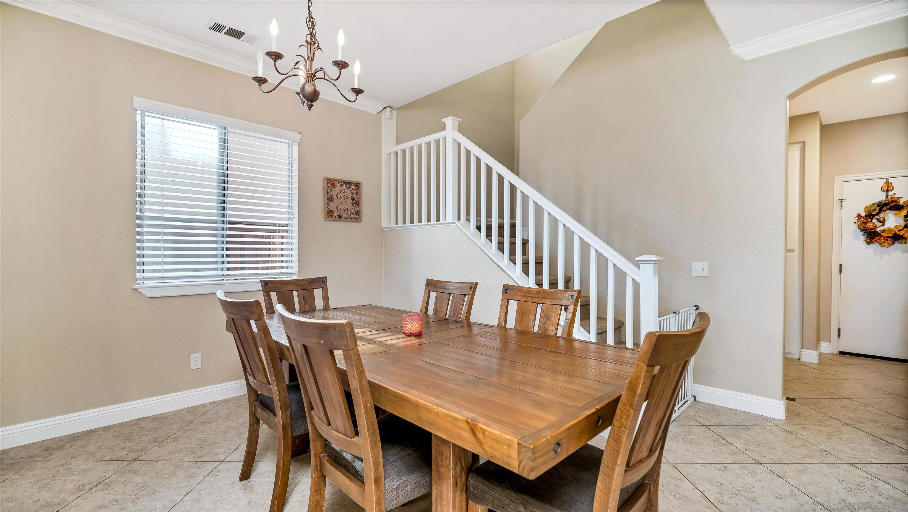 16163 Setting Sun Circle Riverside, CA 92503 - Photo 14 of 45 a dining room with furniture and window