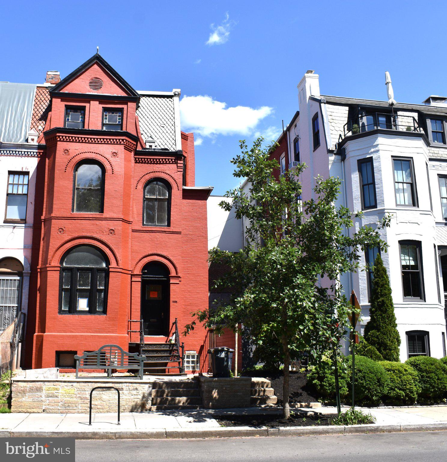 1605 15th Street Northwest Washington, DC 20009 - Photo 16 of 16 Charming red brick residence awaits.