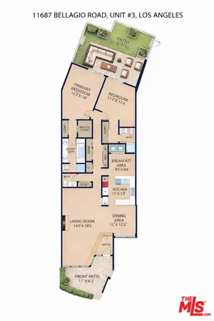 $959,000 | 11687 Bellagio Road, Unit 3, Los Angeles, CA 90049