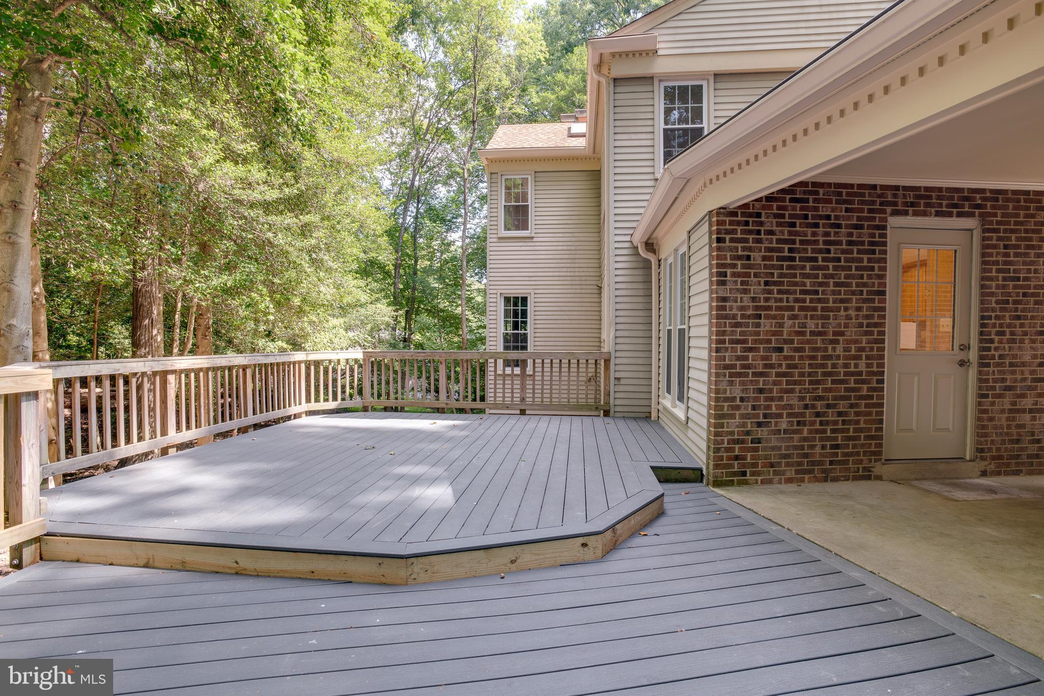 11740 Stuart Mill Road Oakton, VA 22124 - Photo 60 of 67 Deck off of Kitchen side door