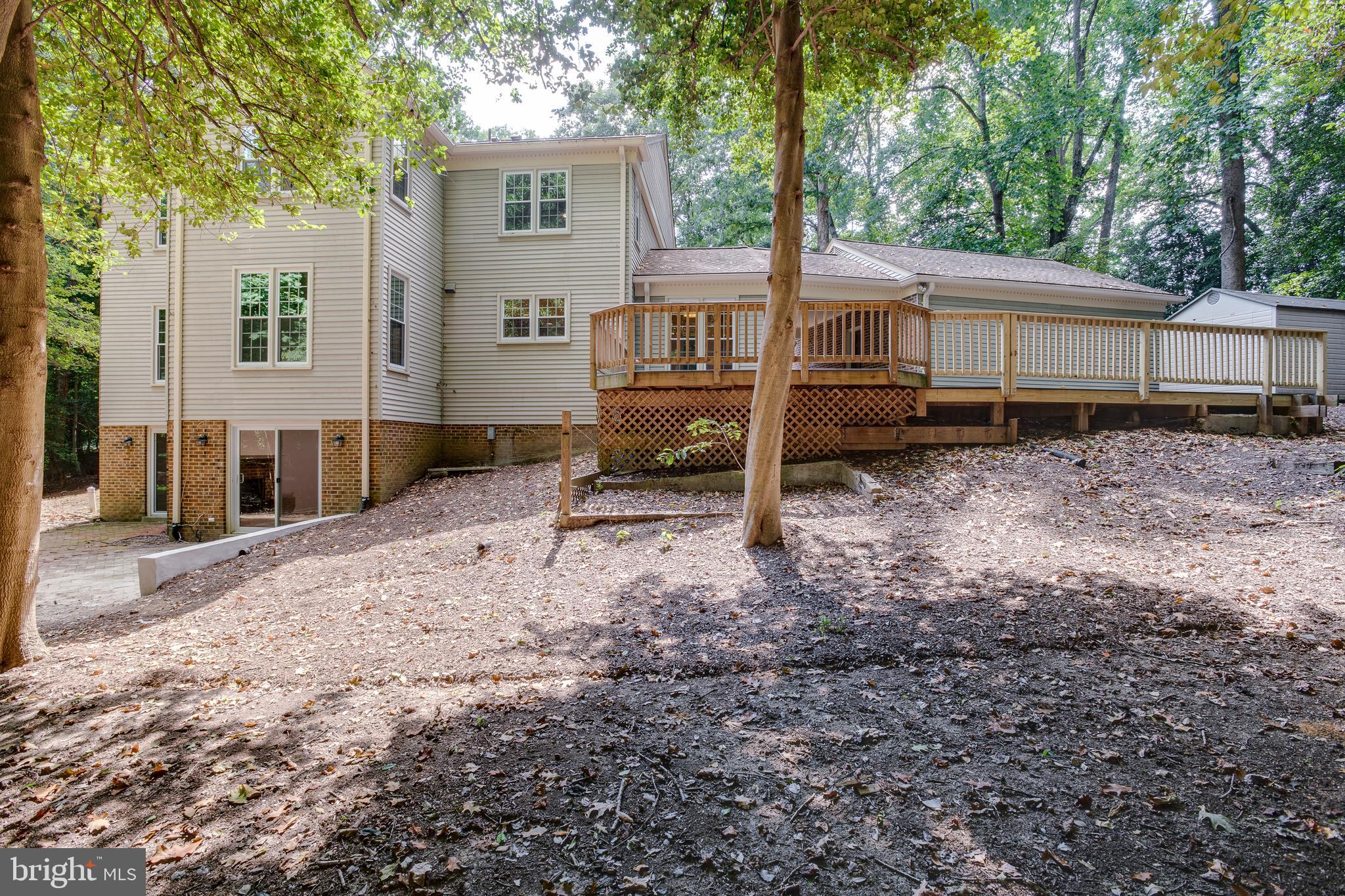 11740 Stuart Mill Road Oakton, VA 22124 - Photo 62 of 67 Rear yard with woods behind