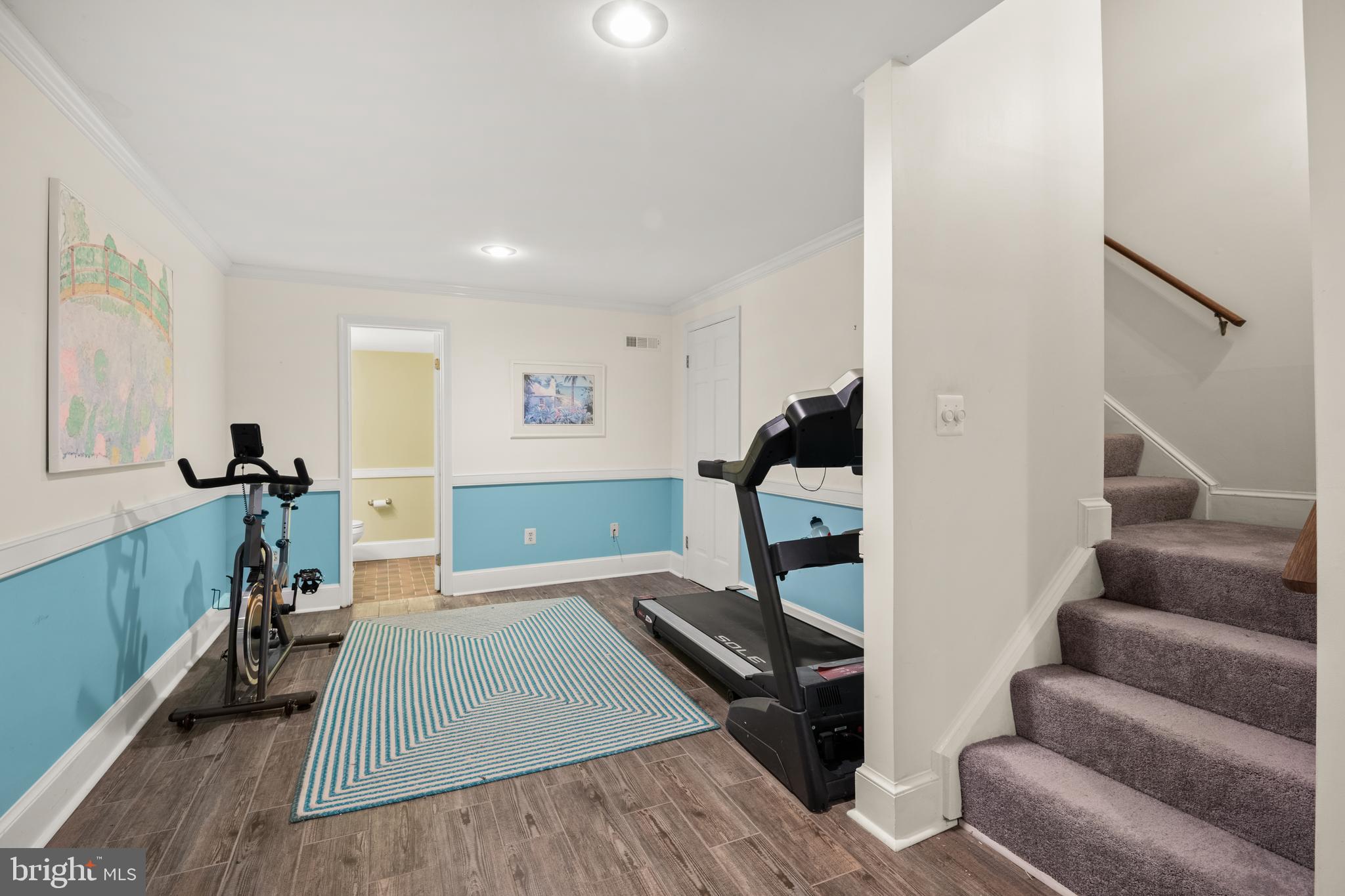 10725 River Road Potomac, MD 20854 - Photo 38 of 50 Lower Level Landing/Exercise Room