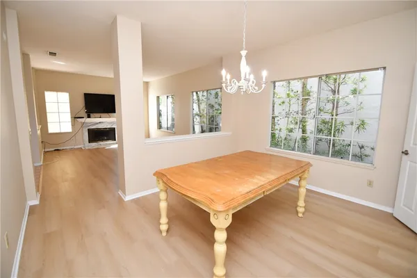 a very nice looking room with a large window