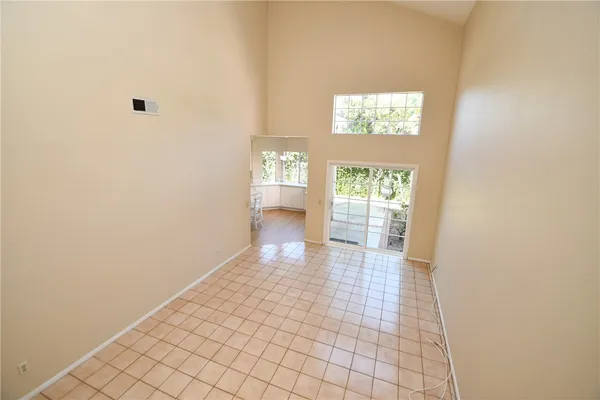 a view of hallway with window