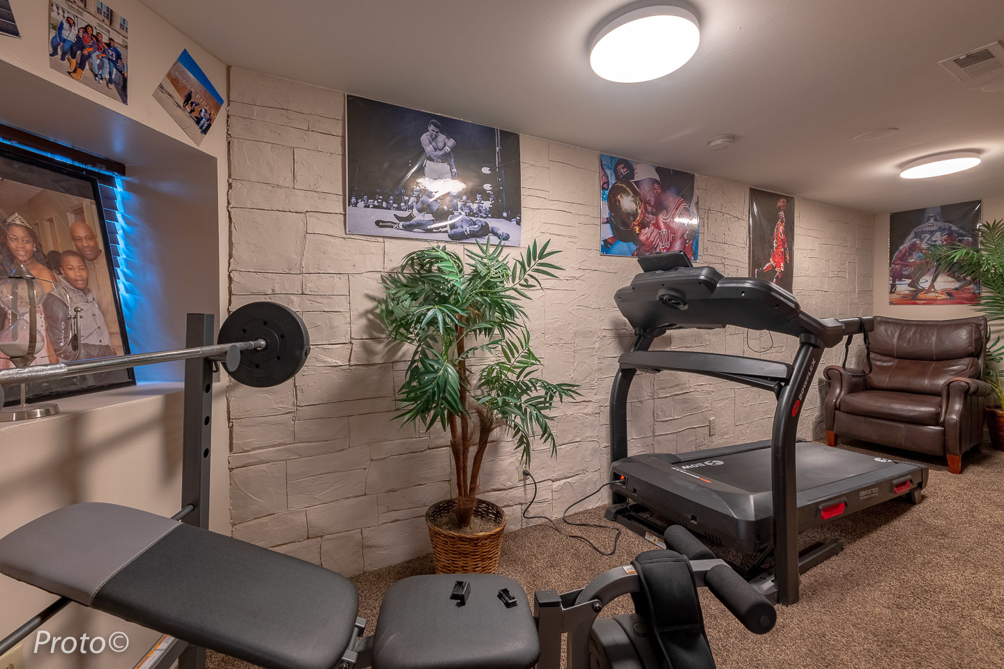 3605 West Cermak Road Chicago, IL 60623 - Photo 35 of 41 a living room with furniture and potted plants