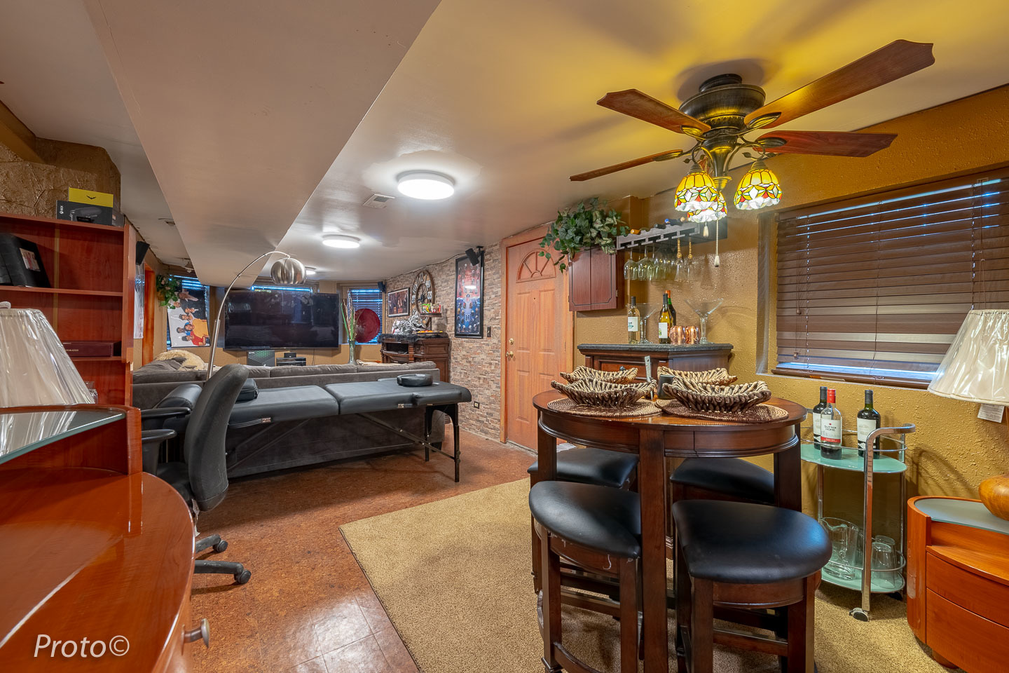 3605 West Cermak Road Chicago, IL 60623 - Photo 36 of 41 a view of a livingroom with furniture and chandelier