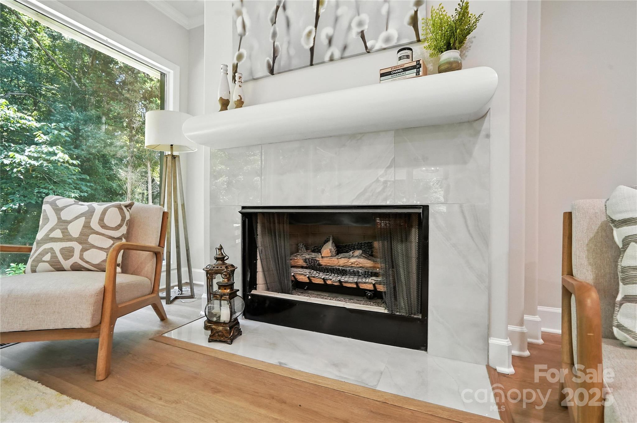 7109 Forney Hill Road Denver, NC 28037 - Photo 14 of 45 a living room with furniture and a fireplace