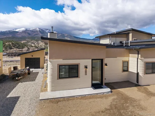 a view of a house with a outdoor space