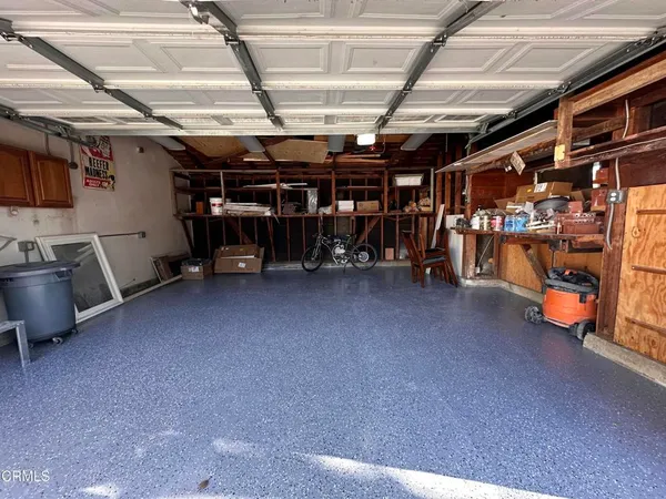 a view of a yard with an outdoor space