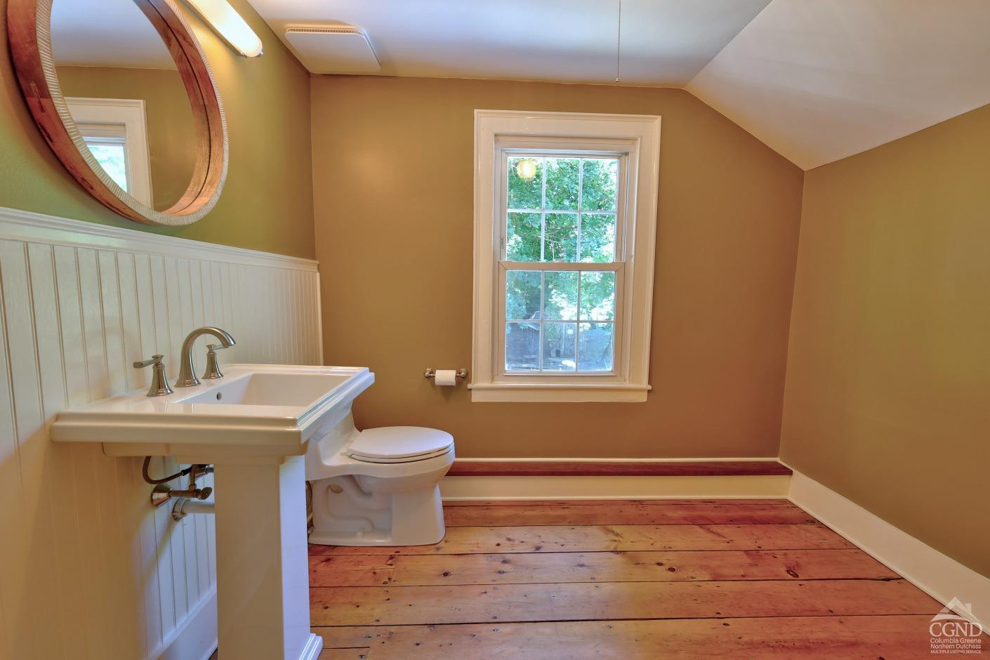 21 Irondale Road Millerton, NY 12546 - Photo 51 of 73 a bathroom with a sink and a mirror