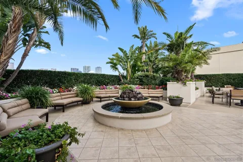a view of tall buildings with outdoor space