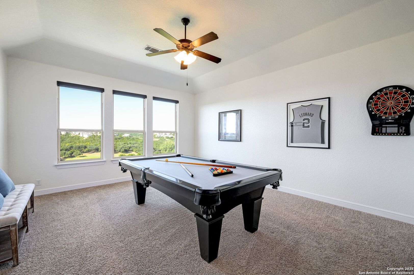 17023 Turin Ridge San Antonio, TX 78255 - Photo 28 of 48 a room with furniture pool table and a window