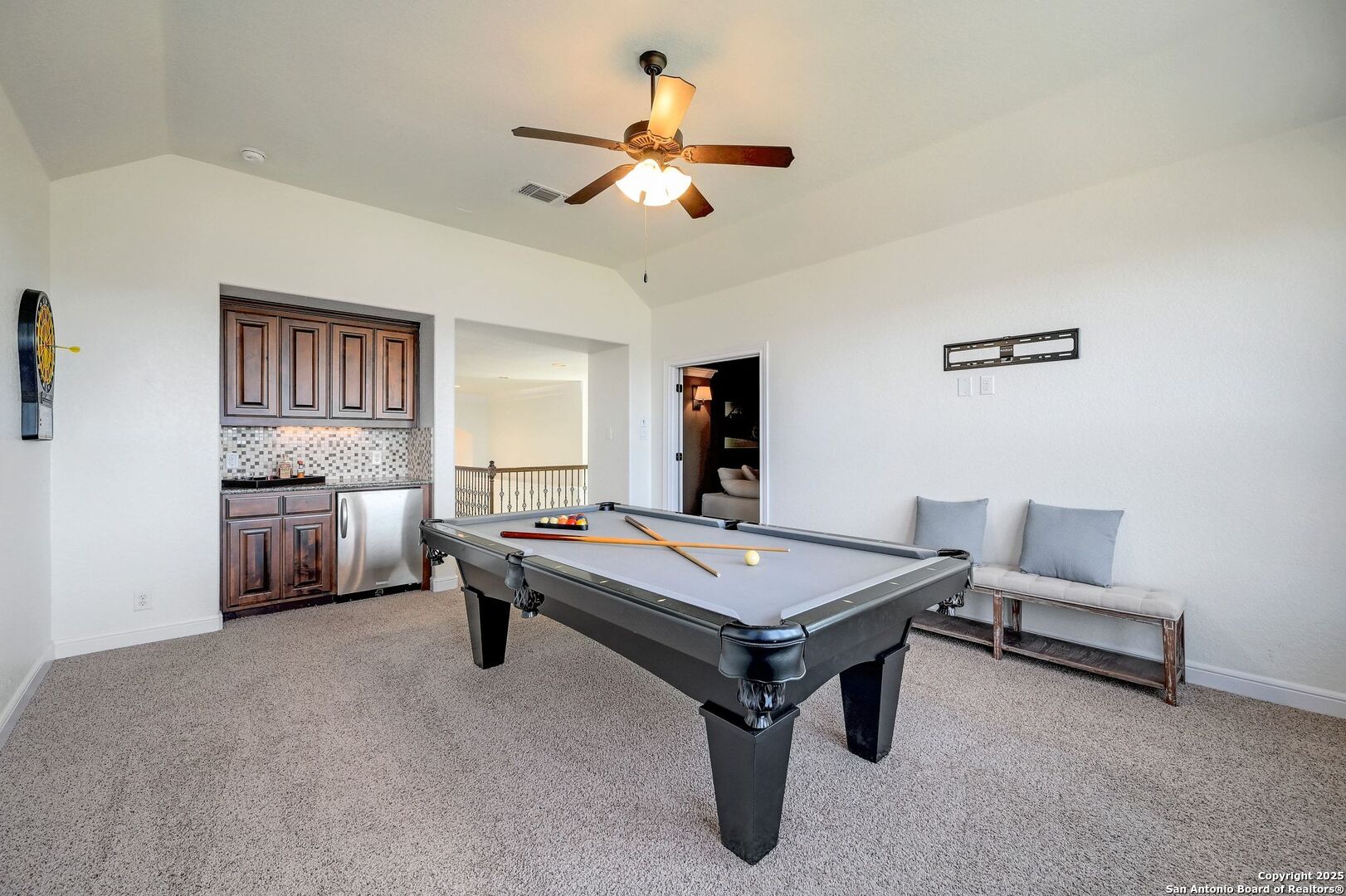 17023 Turin Ridge San Antonio, TX 78255 - Photo 29 of 48 a room with pool table and windows
