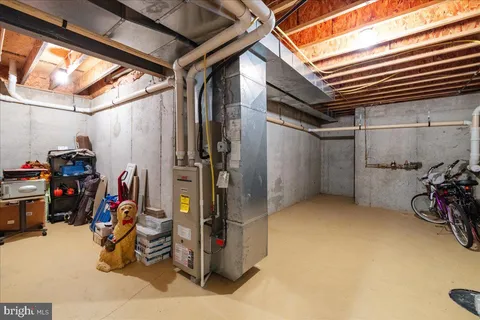 a view of storage and utility room