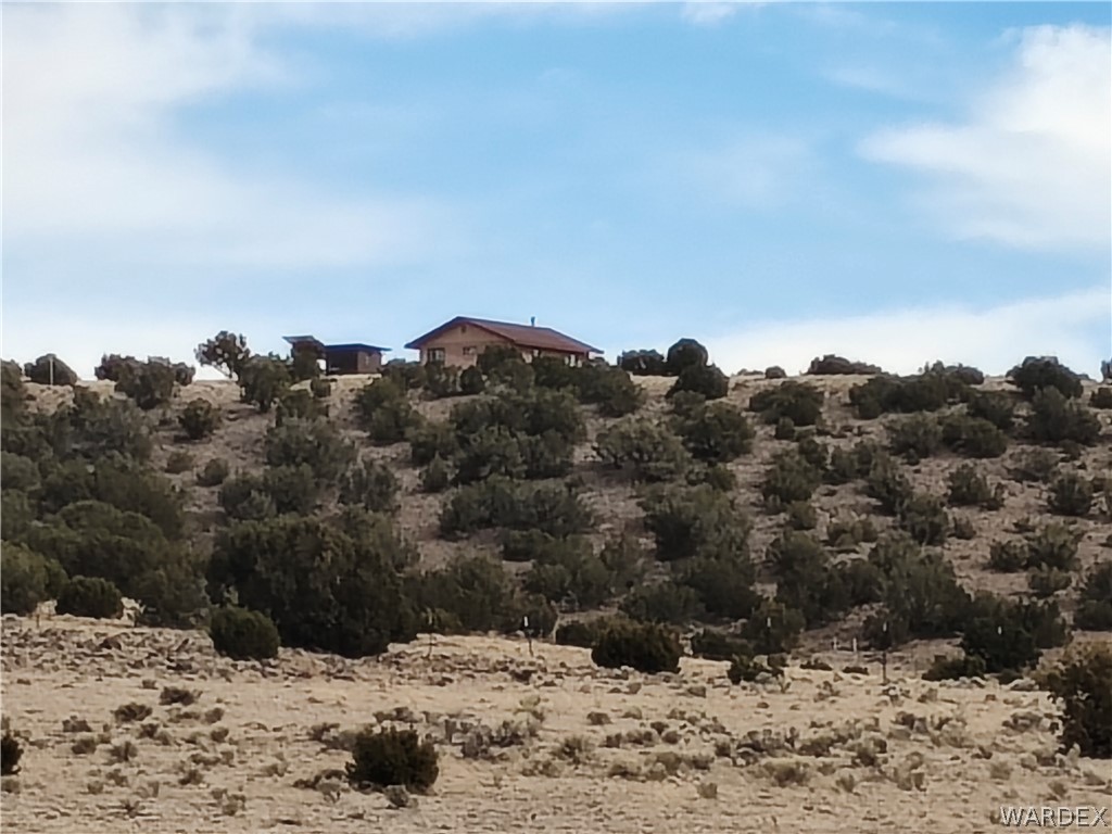 15 County Road Concho, AZ 85924 - Photo 37 of 93 Terraced hillside property featuring a single-story residence with a brown roof, surrounded by native desert vegetation