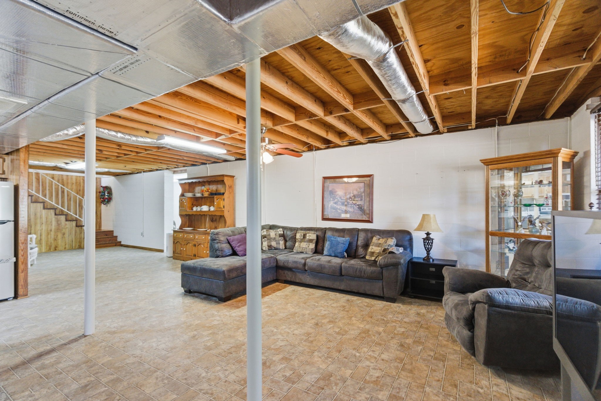 4540 Roy Cole Road Springfield, TN 37172 - Photo 41 of 61 a living room with furniture and a ceiling fan