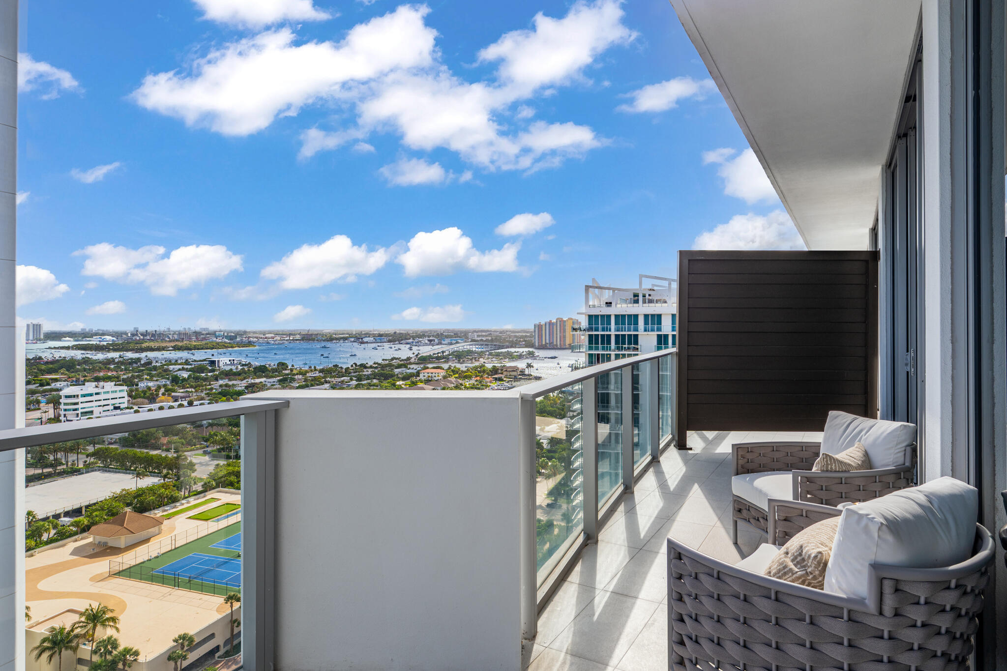 3100 North Ocean Drive, Unit HPH3 Riviera Beach, FL 33404 - Photo 30 of 42 a view of balcony with furniture