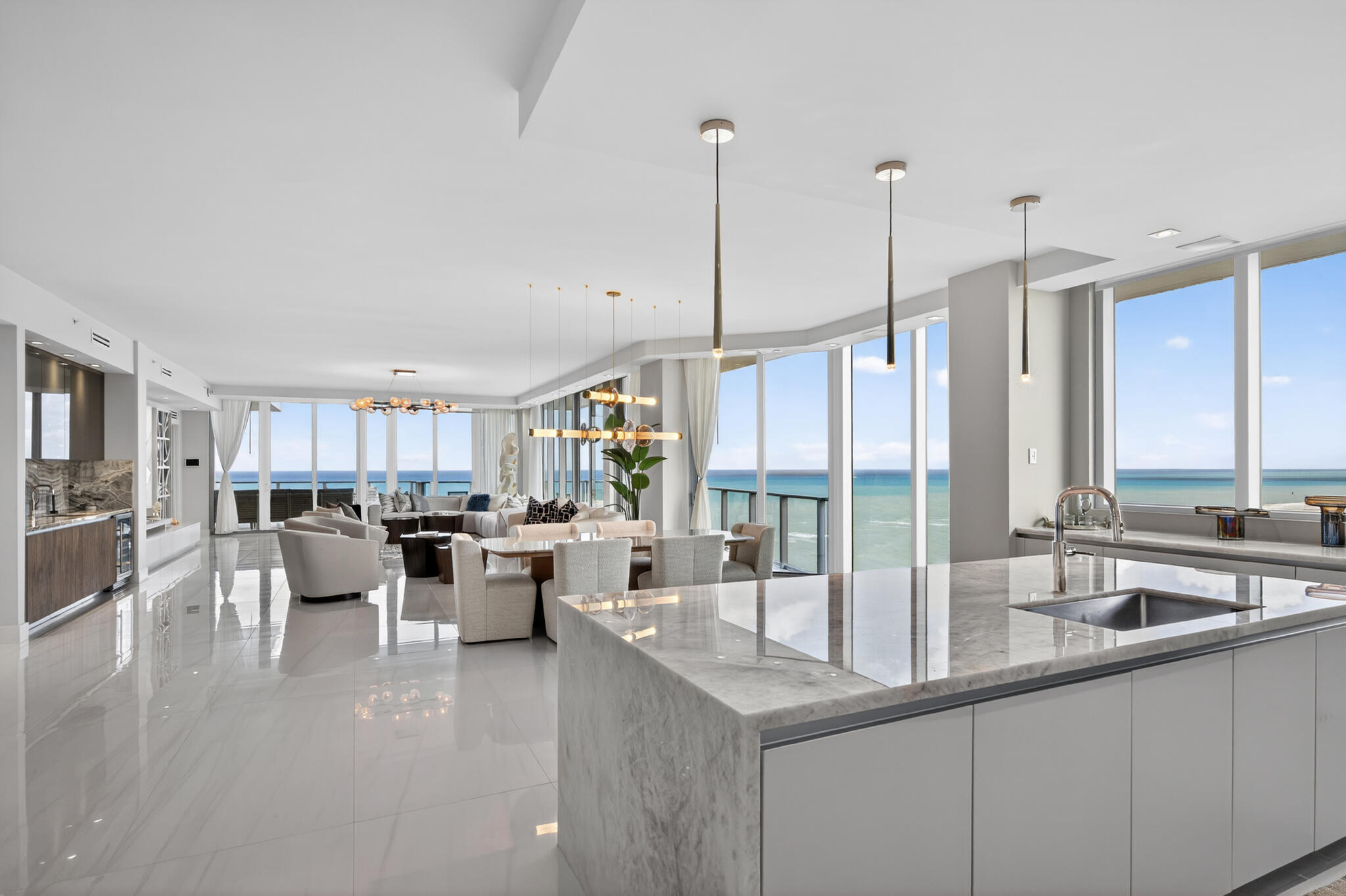 3100 North Ocean Drive, Unit HPH3 Riviera Beach, FL 33404 - Photo 3 of 42 a kitchen with lots of counter top space