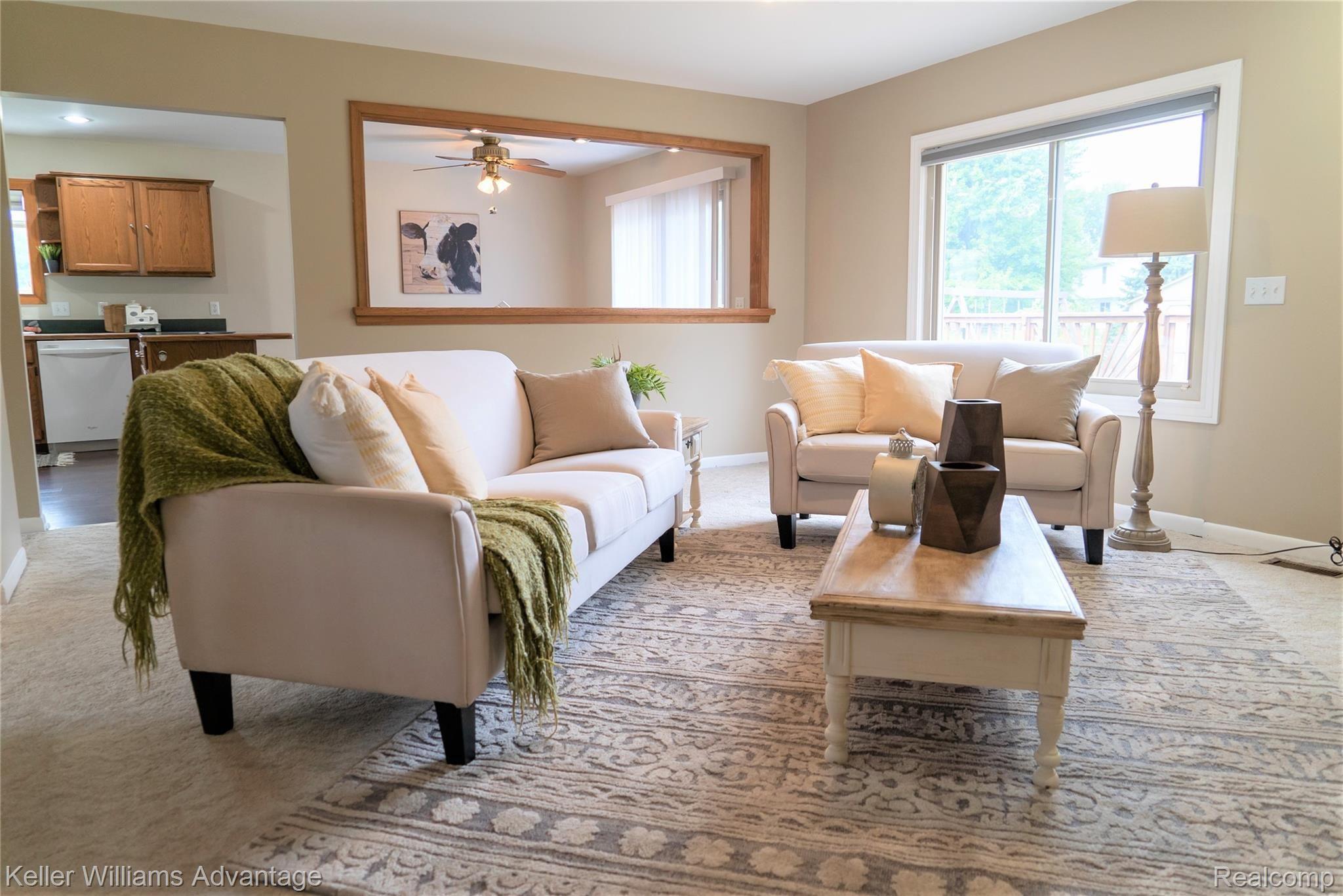 6705 Hogback Lake Road Davisburg, MI 48350 - Photo 2 of 18 Open Concept Living Area